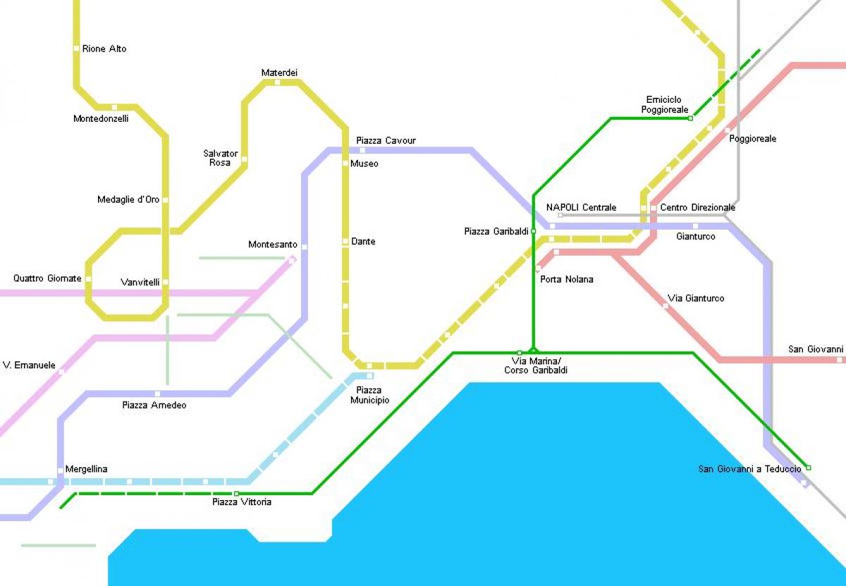 Mapa ng naples bagon 