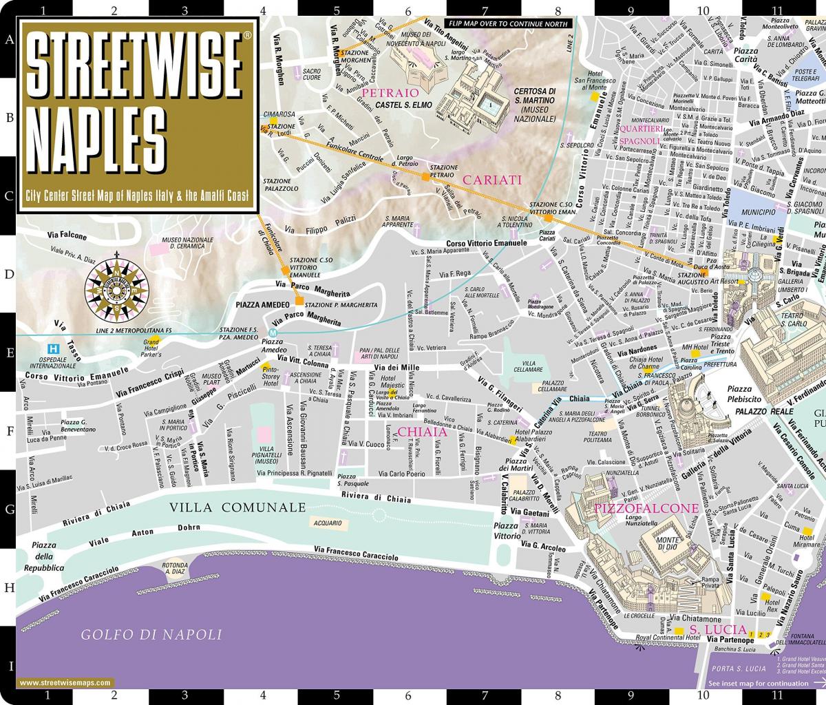 mapa ng kalye ng naples italy