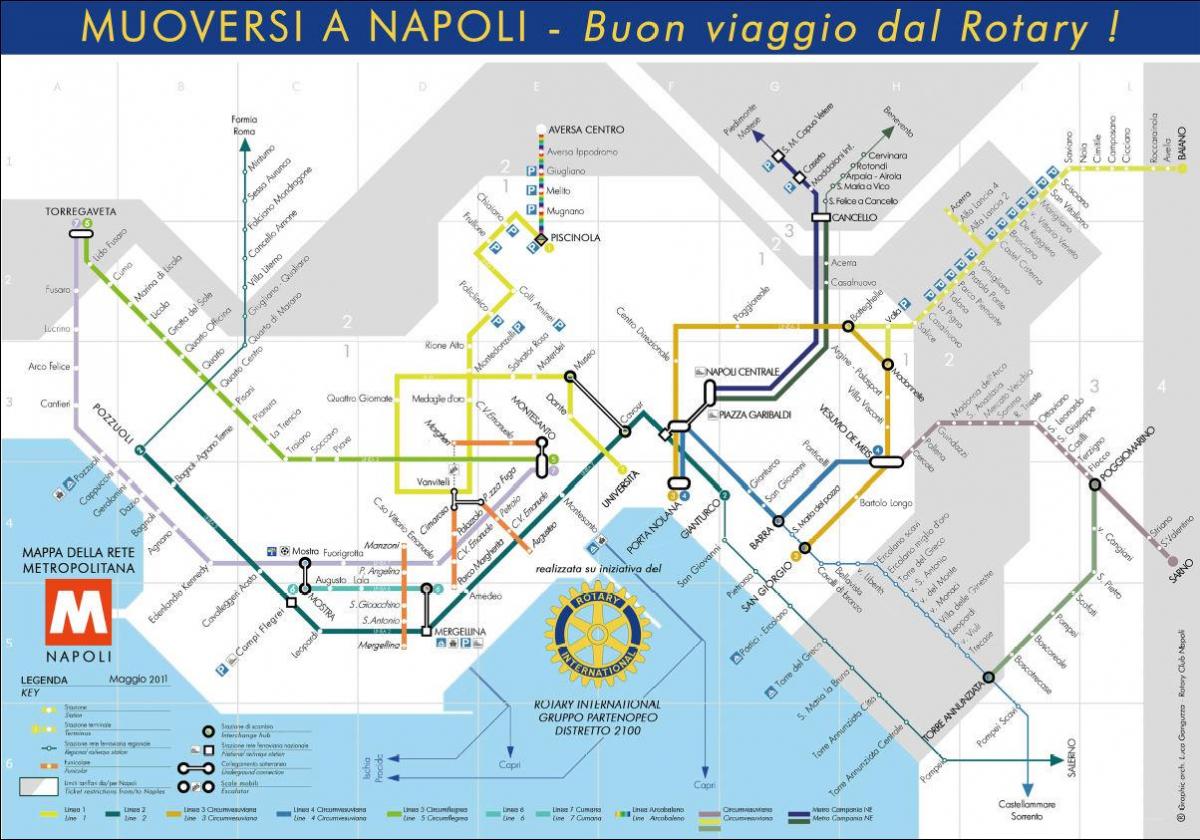 naples transportasyon sa mapa