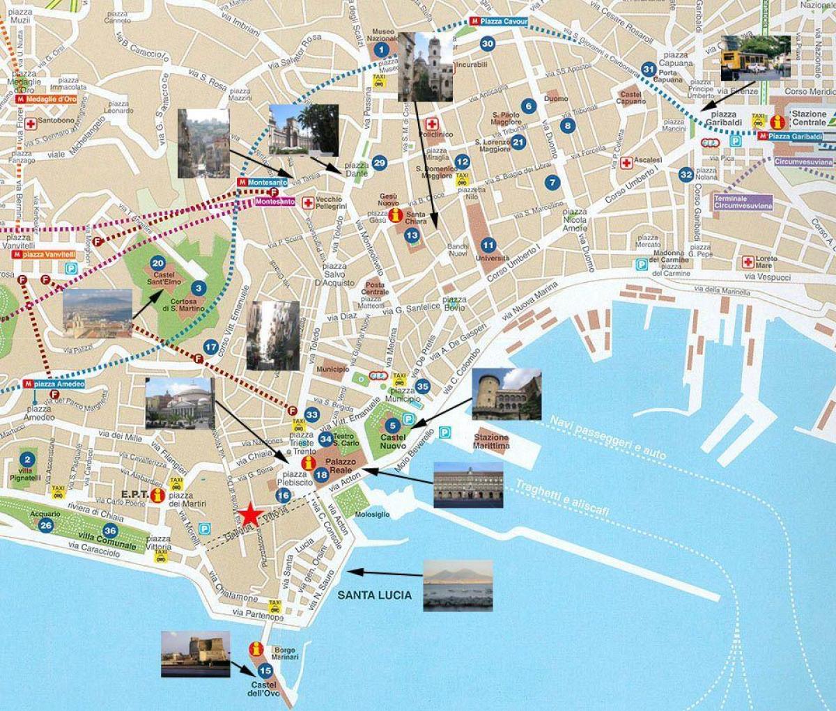 Mapa ng naples port