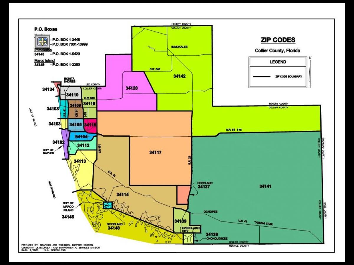 Mapa ng naples zip code