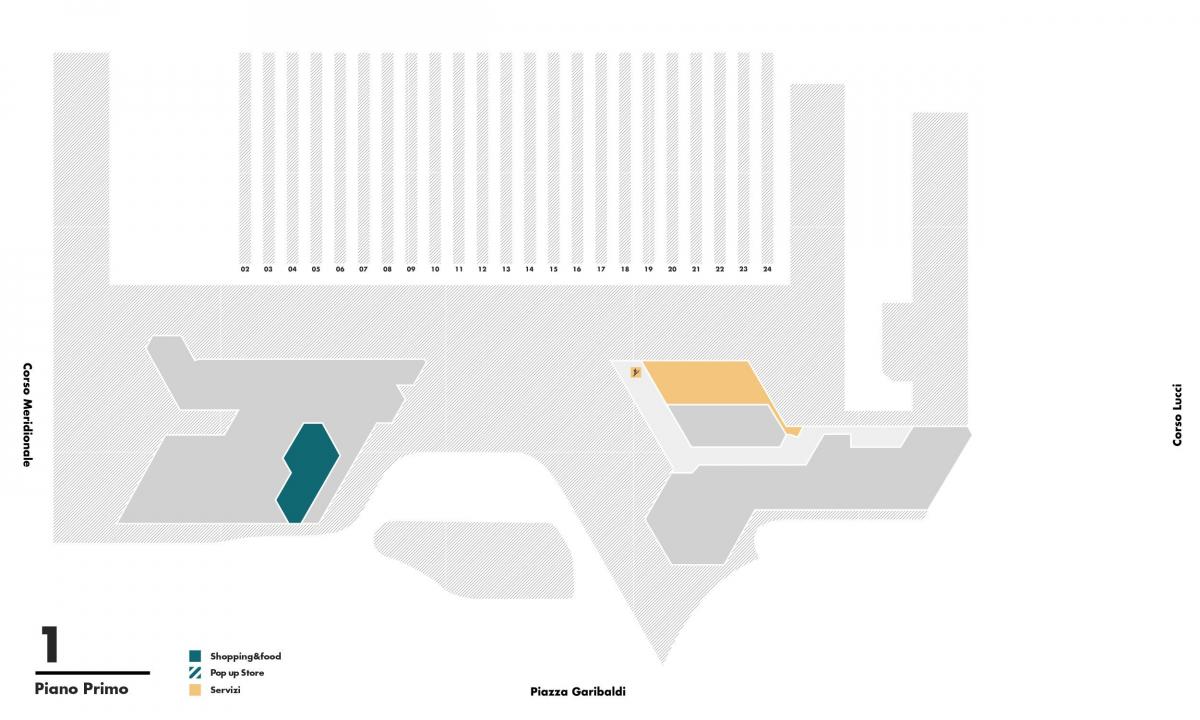 Mapa ng napoli centrale